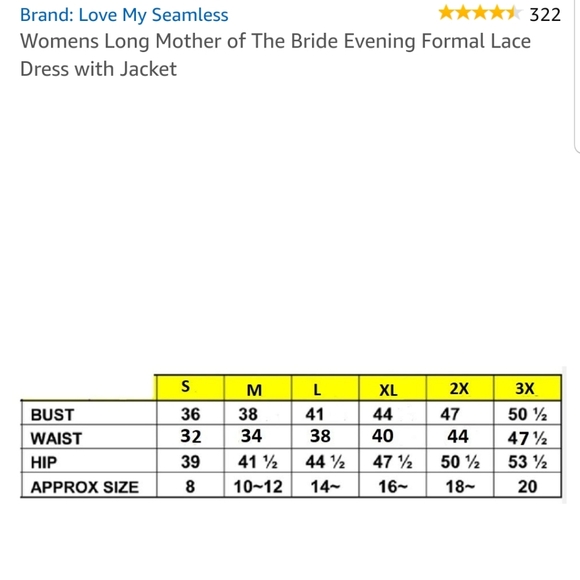 Mother of Bride Lace Dress with Jacket - Picture 5 of 8